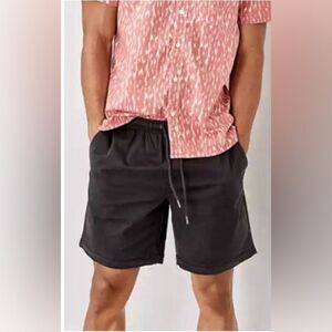 American Eagle Flex Shorts Black Elastic Waist Casual Small